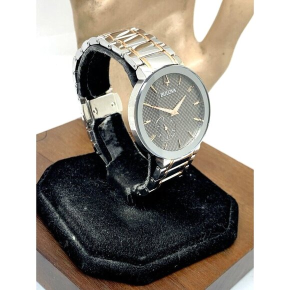 Bulova Women's Watch 98L309 Latin Grammy Edition Gray Dial Rose Gold Silver - Picture 2 of 14